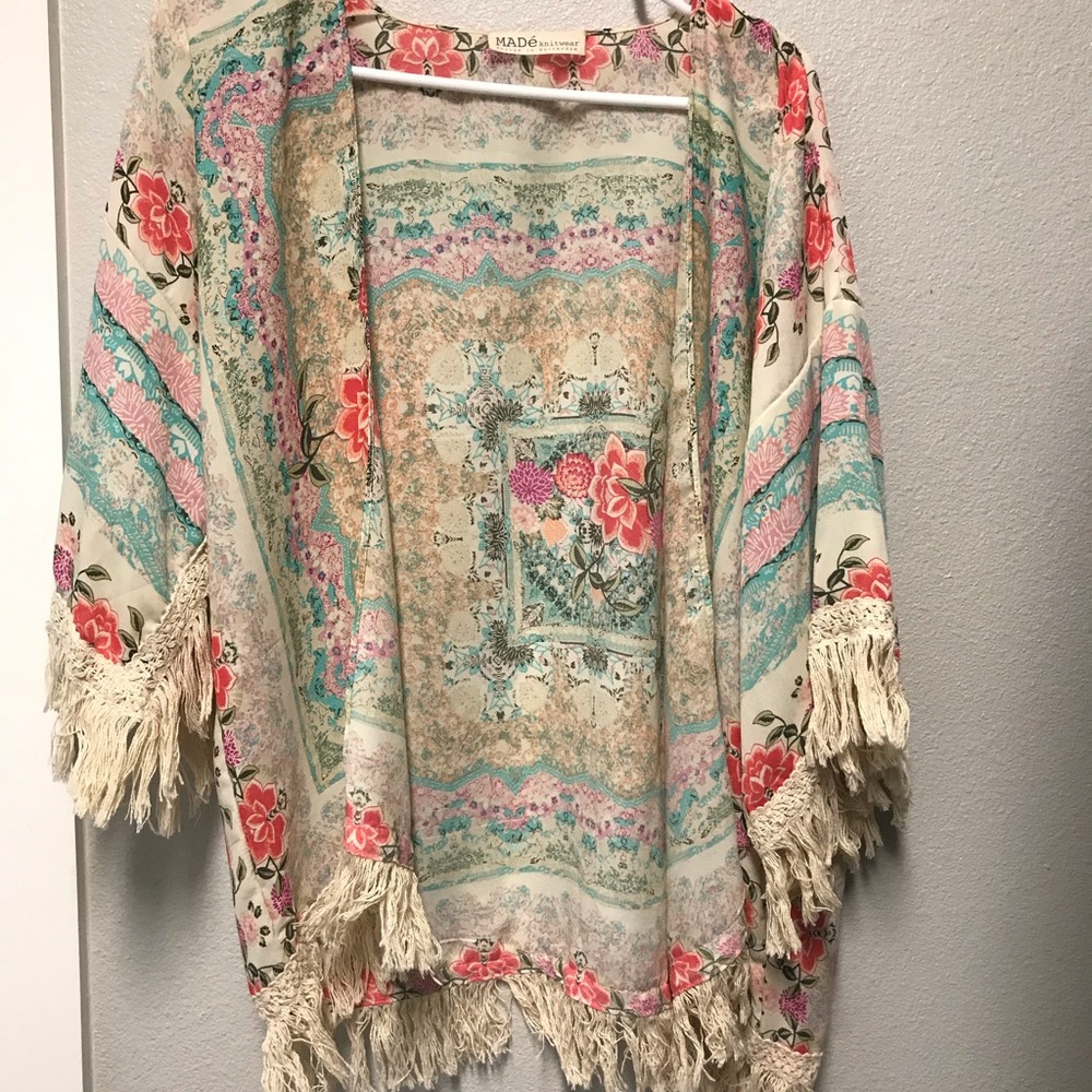 One size boho shawl